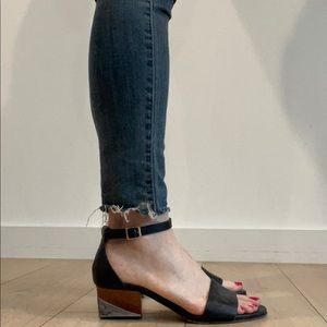 Marni black mini heel sandals